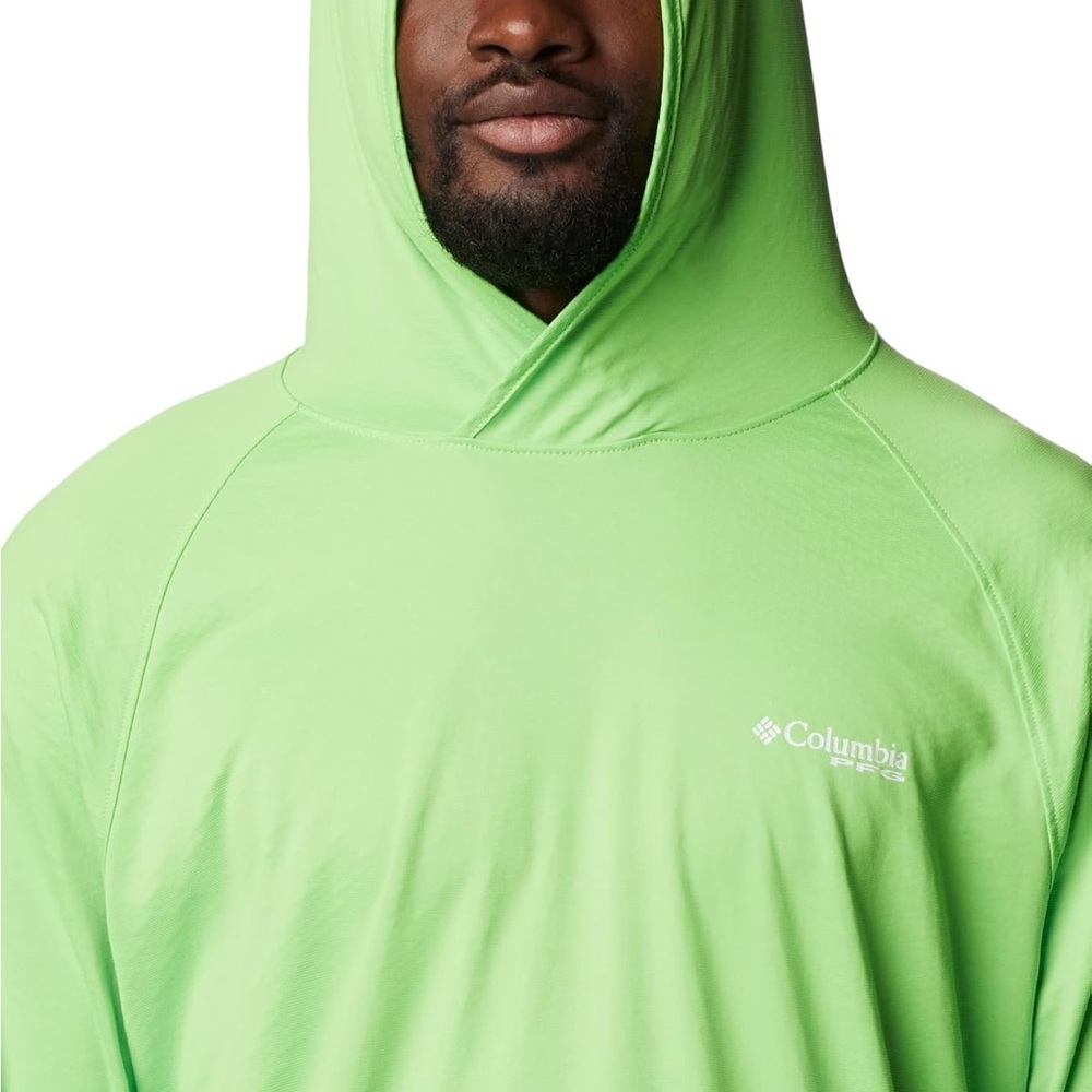 Lime green Columbia men’s PFG shirt size small